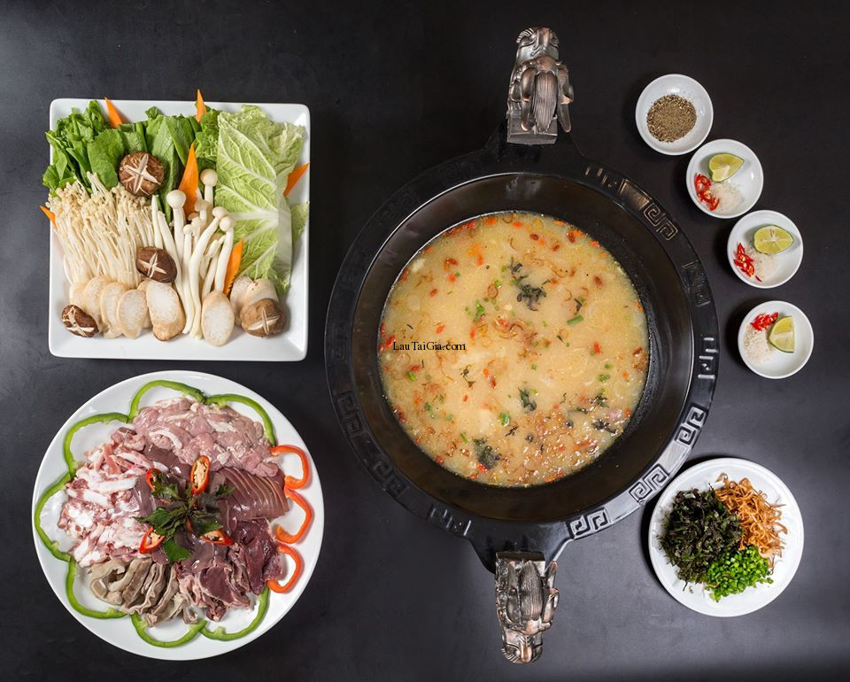 lẩu lòng cháo